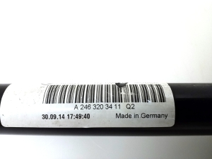 Mercedes Benz A-Class 176 (2012–2018) Front stabilizer bar A2463203411 - 3