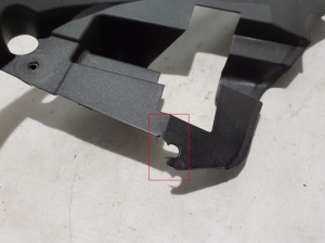 AUDI A6 C8 (2018–2025) Trim under the hood 4K0805286 - 2