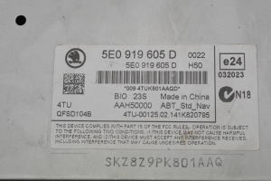 Skoda Octavia III (2013–2019) Screen 5E0919605D - 5