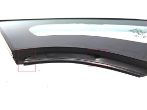 NISSAN Leaf II (2017–2026) Front body quarter glass - 2