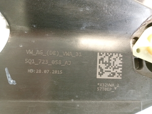 AUDI A3 8V (2012–2020) Piduripedaal 5Q1723058AJ - 5