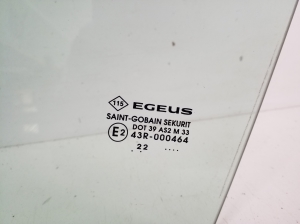 RENAULT Trafic lV (2022–2026) Front door quarter glass 802638594R - 3