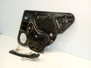 Volkswagen Passat B6 (2005–2010) Rear side door window regulator frame 974225111 - 2