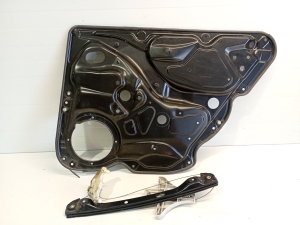Volkswagen Passat B6 (2005–2010) Rear side door window regulator frame 974225111 - 3