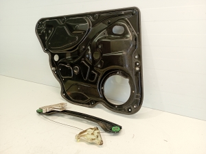 Volkswagen Passat B6 (2005–2010) Rear side door window regulator 3C4839756H - 3