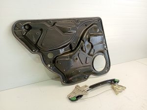 Volkswagen Passat B6 (2005–2010) Rear side door window regulator 3C4839756H - 4