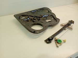 Volkswagen Passat B6 (2005–2010) Rear side door window regulator 3C4839756H - 5