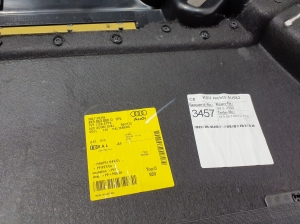 AUDI A6 C8 (2018–2025) Trunk side trim panel 4K9863880D - 2