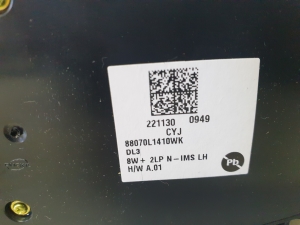 Kia Sorento (2014–2026) Priekšējā sēdekļa vadības bloks 88070L1410 - 4