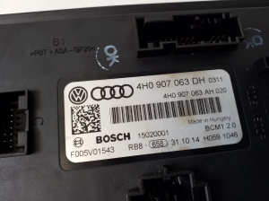 AUDI A7 (2010–2018) Comfort control module 4H0907063 - 2