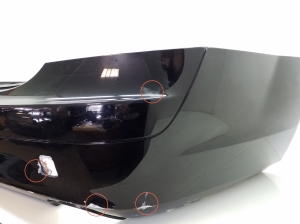 Mercedes Benz S-Class 221 (2005–2013) Tagumine kaitseraud A2218800740 - 4
