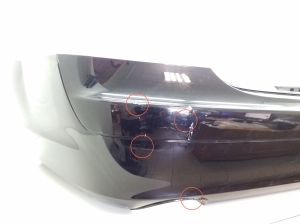 Mercedes Benz S-Class 221 (2005–2013) Tagumine kaitseraud A2218800740 - 7