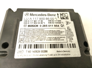 Mercedes Benz A-Class 176 (2012–2018) Airbag module A1179008600 - 2