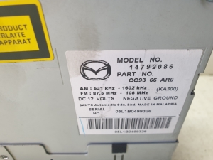 Mazda 5 (2005–2010) Radio (head unit) 14792086 - 6
