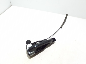   Front door external opening handle and its details  -  