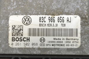 Volkswagen Golf V (2003–2009) Motorsteuergerät 03C906056AJ - 2