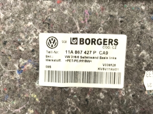 Volkswagen ID.4 I (2020–2026) Trunk side trim panel 11A867427 - 2