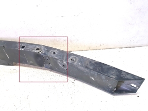 Mercedes Benz C-Class 204 (2007–2014) Front bumper reinforcement 2076200300 - 3