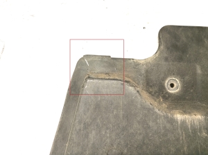 Mercedes Benz A-Class 176 (2012–2018) Front underbody protection A2465200123 - 2