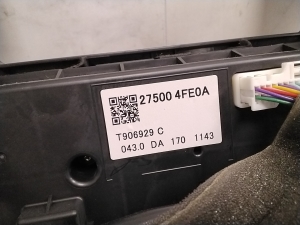 NISSAN E-NV 200 ME0 (2013–2026) Heater control panel 275004FE0A - 2