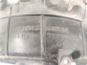 NISSAN Leaf II (2017–2026) Front wheel arch liner 638436WK0A - 3