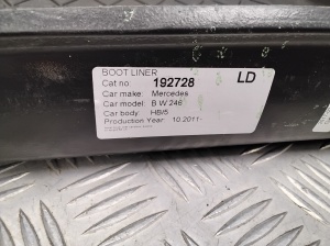 Mercedes Benz B-Class 246 (2011–2017) Trunk carpet - 2