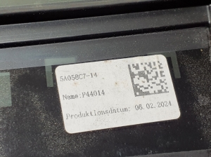 BMW i5 G60 (2023–2026) Tagumise külgukse kolmnurkklaas 51355A058C7 - 4