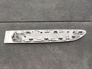 Jaguar XF (2008–2016) Front fender molding GX73280B11AB - 2