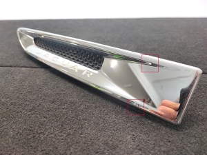 Jaguar XF (2008–2016) Front fender molding GX73280B11AB - 4