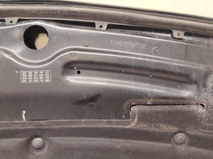 Mercedes Benz C-Class 204 (2007–2014) Motorhaube A2048870701 - 3
