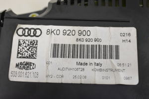 AUDI A4 B8 (2007–2016) Instrument cluster 8K0920900 - 5