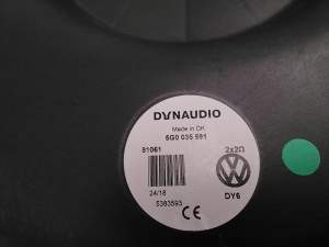 Volkswagen Golf VII (2012–2026) Kõlar 5G0035591 - 2