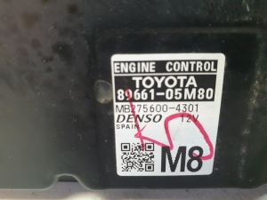 TOYOTA Avensis T27 (2008–2019) Motorsteuergerät 8966105M80 - 4