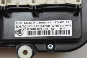 Heater control panel - 3t0820047AB