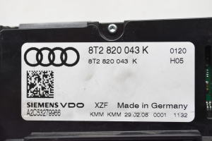 AUDI A4 B8 (2007–2016) Heizungsbedienteil 8T2820043K - 2