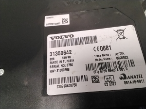 VOLVO V60 (2010–2018) Control unit 31350642 - 2