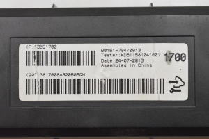 Opel Mokka (2012–2020) module de commande de climatisation 13591700 - 2