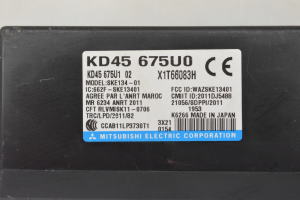 Mazda 6 (2012–2026) Control unit KD45675U0 - 2