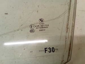 BMW 3 SERIES F30 (2011–2018) Esiukse klaas 43R001735 - 2