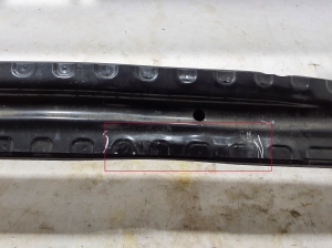 Mercedes Benz C-Class 206 (2021–2026) Rear bumper reinforcement A2066106603 - 3