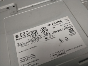 Volkswagen Tiguan (2017–2026) Audio, Video, Navigation 3Q0035840B - 3
