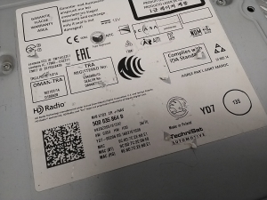 Skoda Octavia III (2013–2019) Audio, video, navigation 5Q0035864B - 3