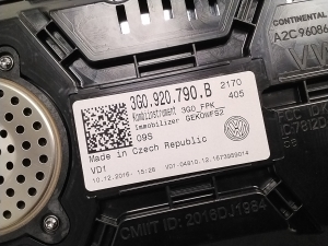 Volkswagen Passat B8 (2014–2023) Instrument cluster 3G0920790B - 5