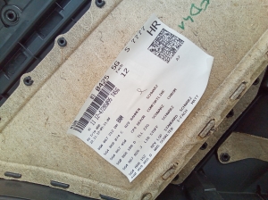Volkswagen Golf VII (2012–2026) Tagumise küljeukse polster 5G4867212 - 3