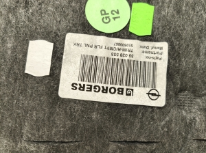 Opel Astra K (2015–2021) Trunk carpet 39028553 - 4