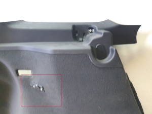 TOYOTA Avensis T27 (2008–2019) Trunk side trim panel 6474005080 - 2