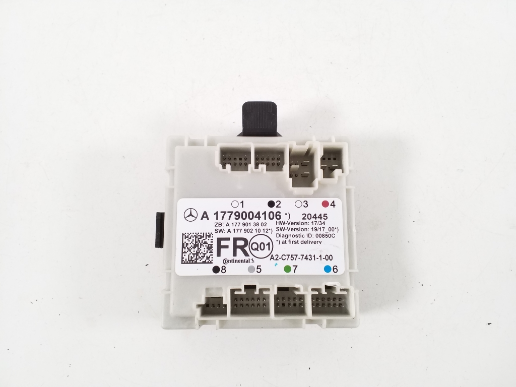 Mercedes Benz A-Class 177 (2018–2026) Front door control unit A1779004106 Mercedes Benz A-Class 177 (2018–2026) Front door control unit A1779004106