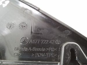 Mercedes Benz A-Class 177 (2018–2026) Mirror triangle trim A1777224700 - 2