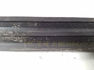 Mercedes Benz A-Class 177 (2018–2026) Rear side door outer window molding A1777354100 - 3