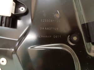 Volkswagen Passat B7 (2010–2014) Priekšējo durvju logu pacēlājs 3AA837755 - 3